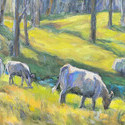 Grazing Time, 9x12, oil, $375
