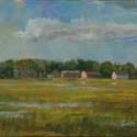 'Gulf Marsh', Milford, CT, 3rd place MAC Maritime Show, 2017, 9x12 in, Sold.