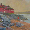 Red House Monhegan Island, 18x24 in
